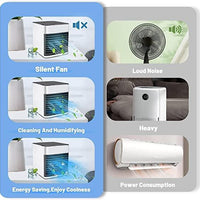 Portable Mini Air Conditioner Small Size 500Ml Water Tank USB Powered