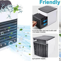 Portable Mini Air Conditioner Small Size 500Ml Water Tank USB Powered